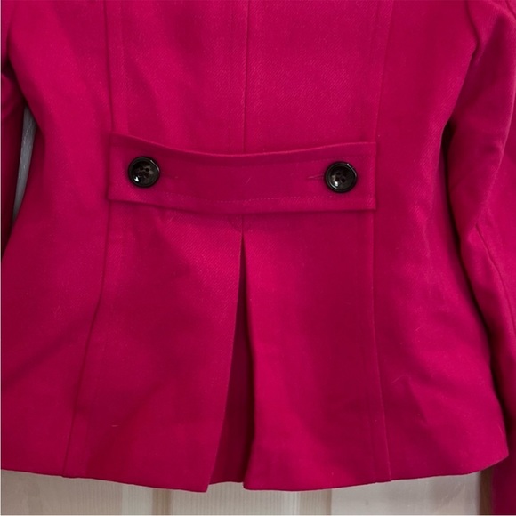 JCP pink wool winter jacket - Picture 7 of 10
